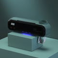 UV Sterilizing Tooth Cup No-Drill Toothbrush Sterilizer With Electric Drying Storage Rack For Organization